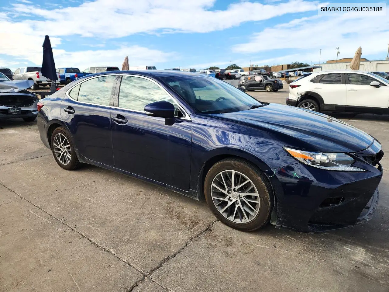 2016 LEXUS ES VIN 58ABK1GG4GU035188 — фото 4