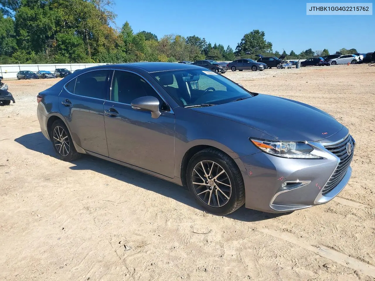 2016 LEXUS ES VIN JTHBK1GG4G2215762 — фото 4