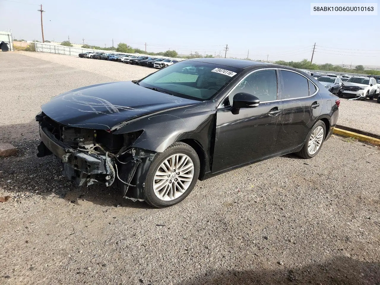 LEXUS ES 2016, VIN 58ABK1GG6GU010163