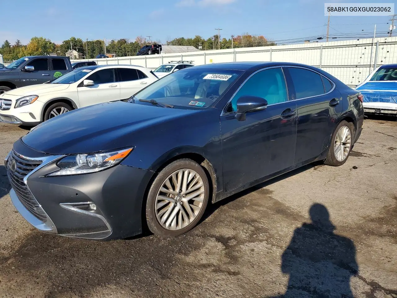LEXUS ES 2016, VIN 58ABK1GGXGU023062