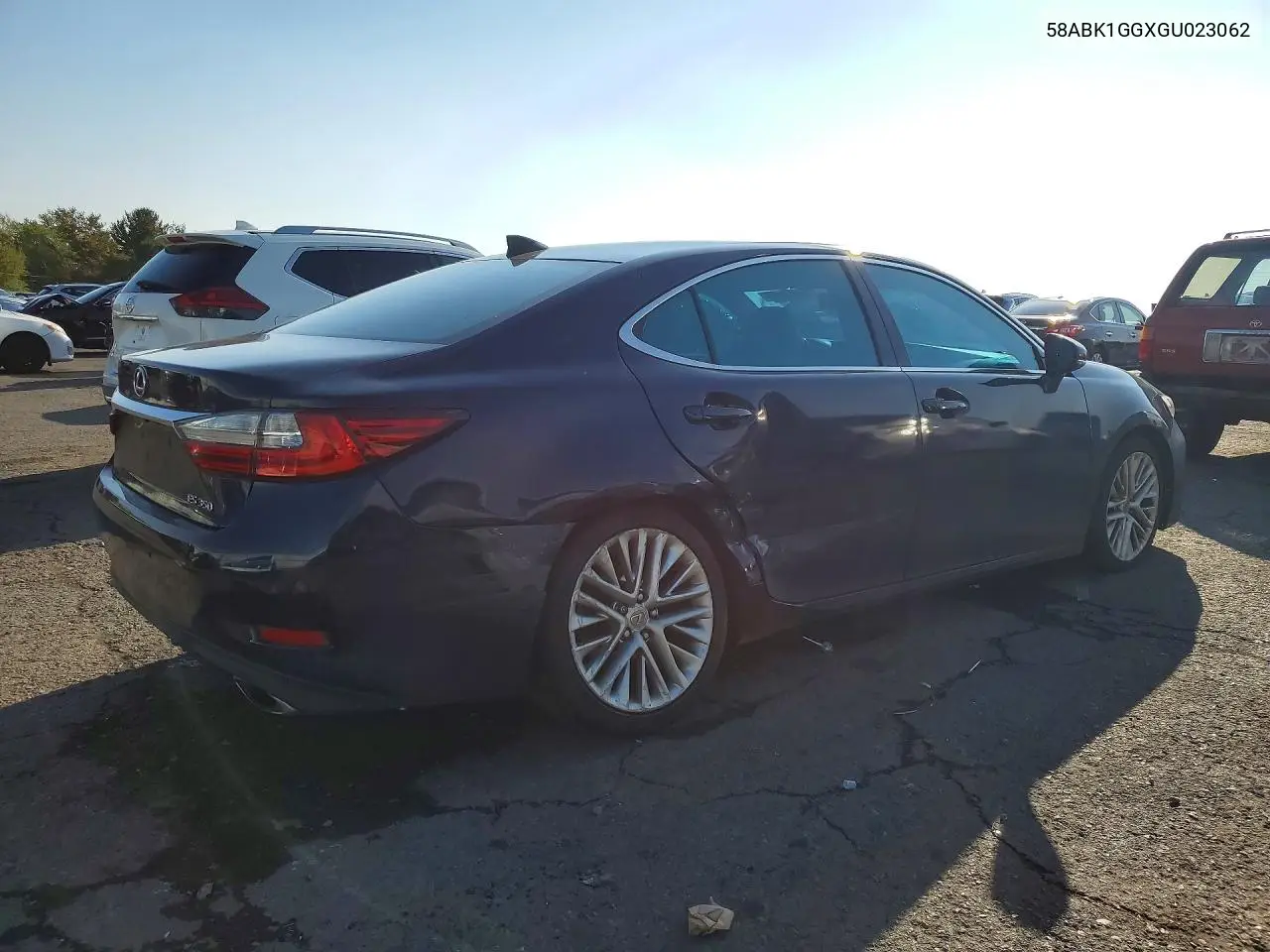 2016 LEXUS ES VIN 58ABK1GGXGU023062 — фото 3