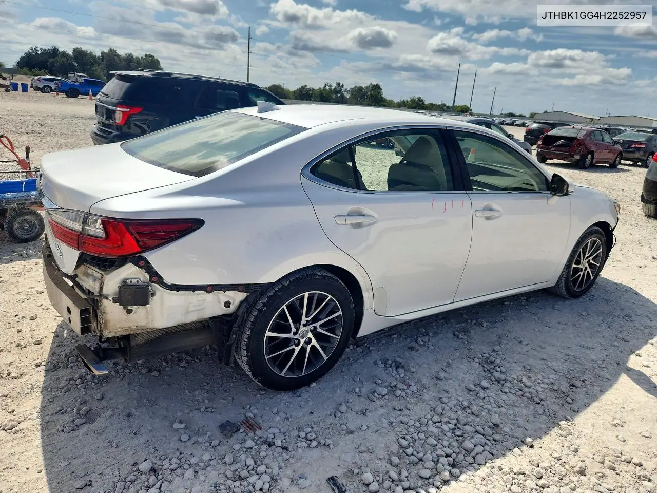 2017 LEXUS ES VIN JTHBK1GG4H2252957 — фото 3