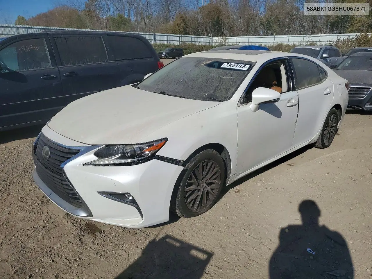 LEXUS ES 2017, VIN 58ABK1GG8HU067871