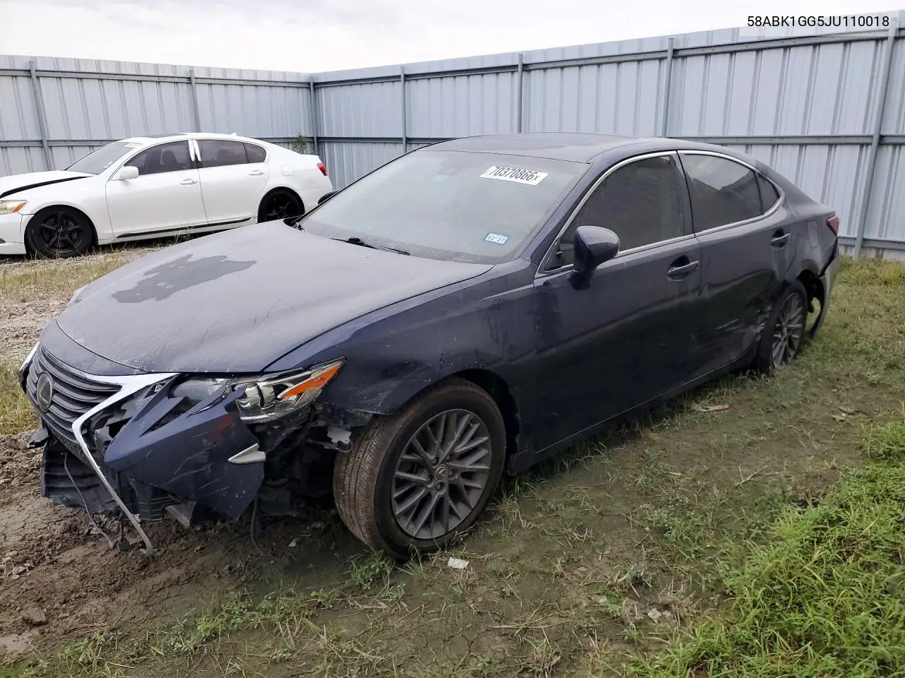 LEXUS ES 2018, VIN 58ABK1GG5JU110018