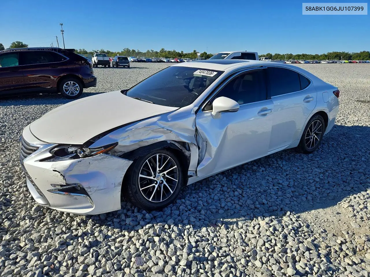 LEXUS ES 2018, VIN 58ABK1GG6JU107399