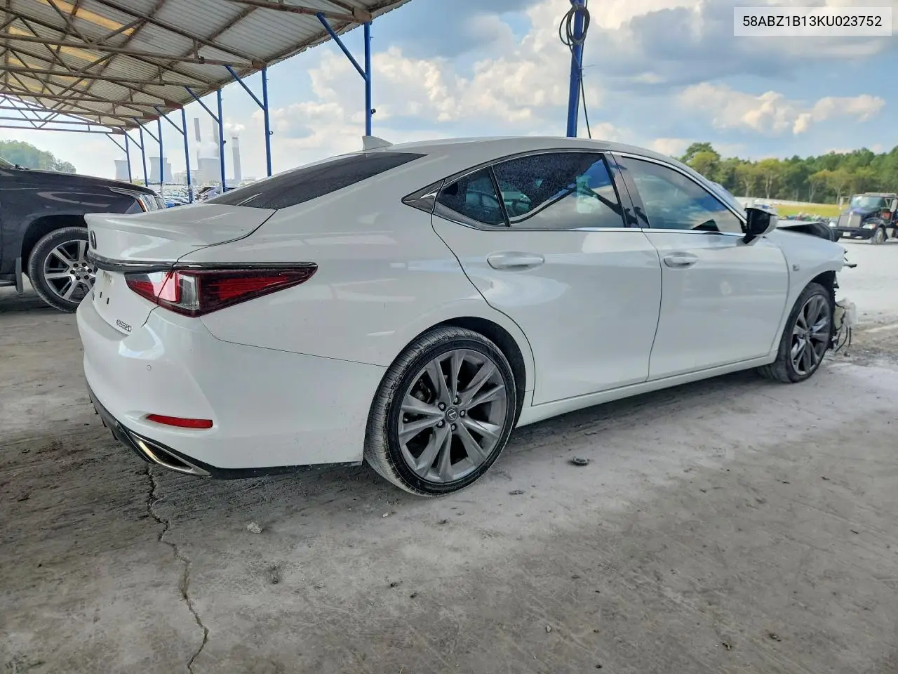 2019 LEXUS ES VIN 58ABZ1B13KU023752 — фото 3