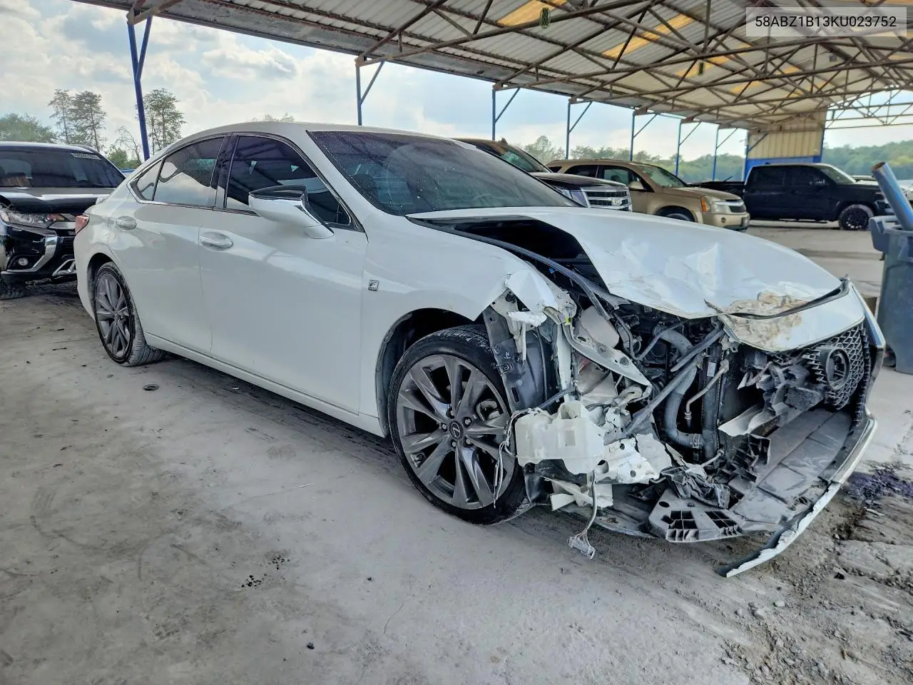 2019 LEXUS ES VIN 58ABZ1B13KU023752 — фото 4