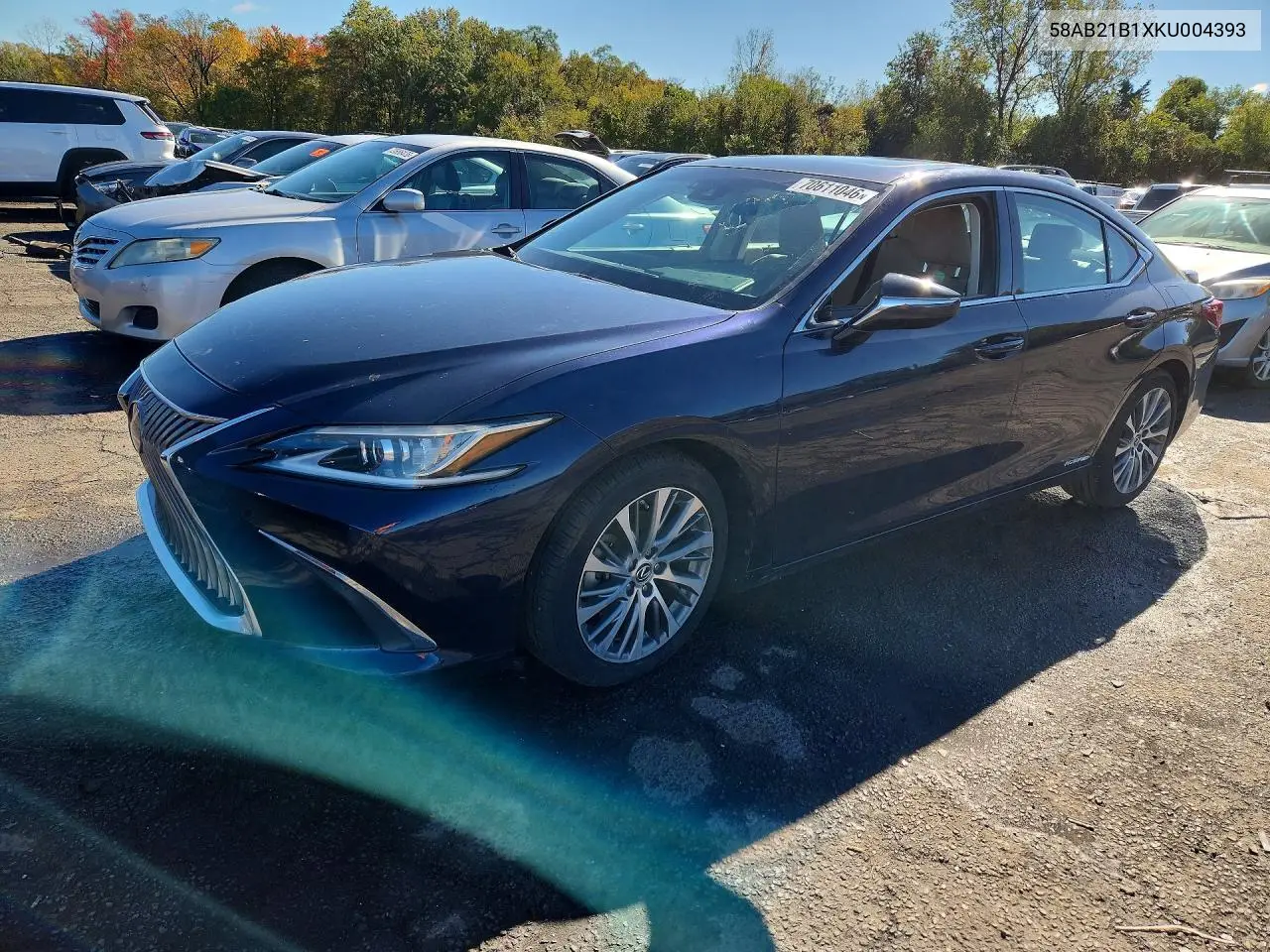 LEXUS ES 2019, VIN 58AB21B1XKU004393