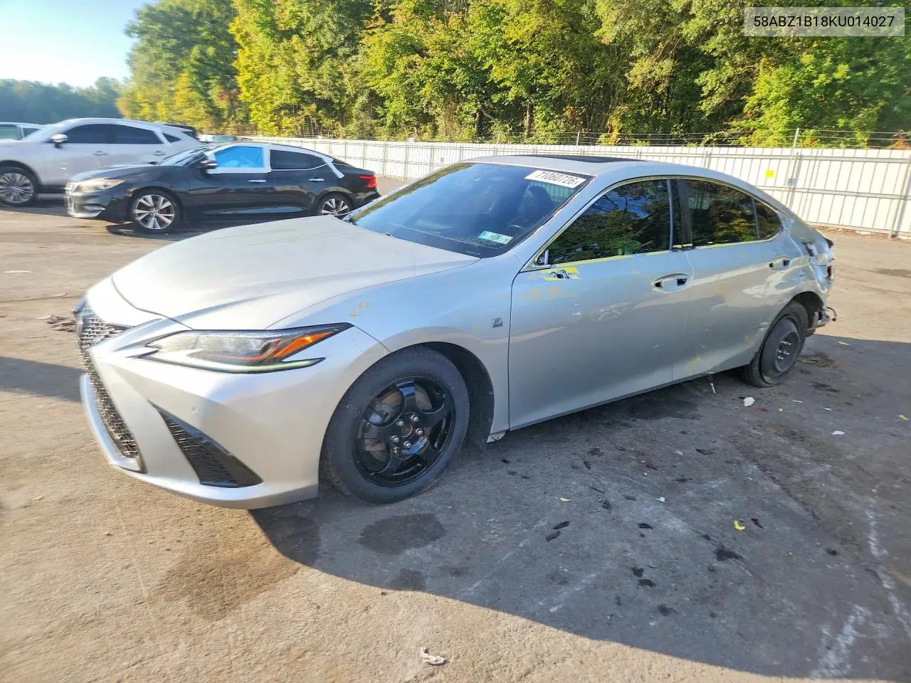 LEXUS ES 2019, VIN 58ABZ1B18KU014027
