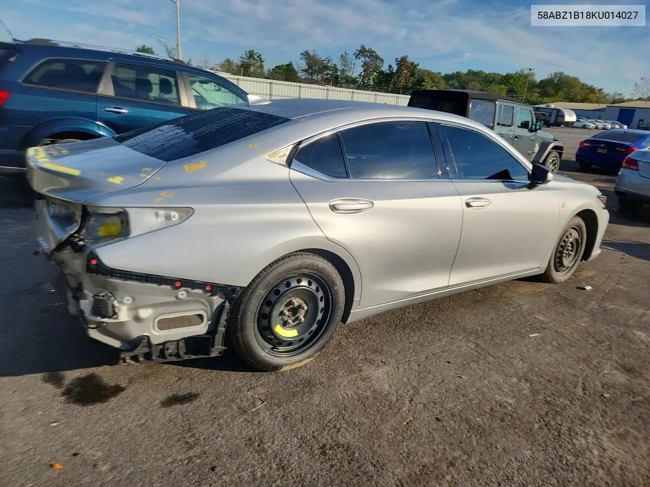2019 LEXUS ES VIN 58ABZ1B18KU014027 — фото 3
