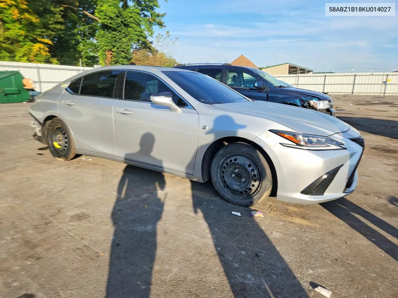 2019 LEXUS ES VIN 58ABZ1B18KU014027 — фото 4