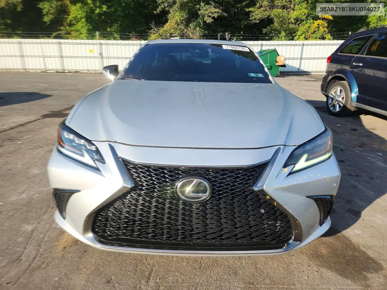 2019 LEXUS ES VIN 58ABZ1B18KU014027 — фото 5