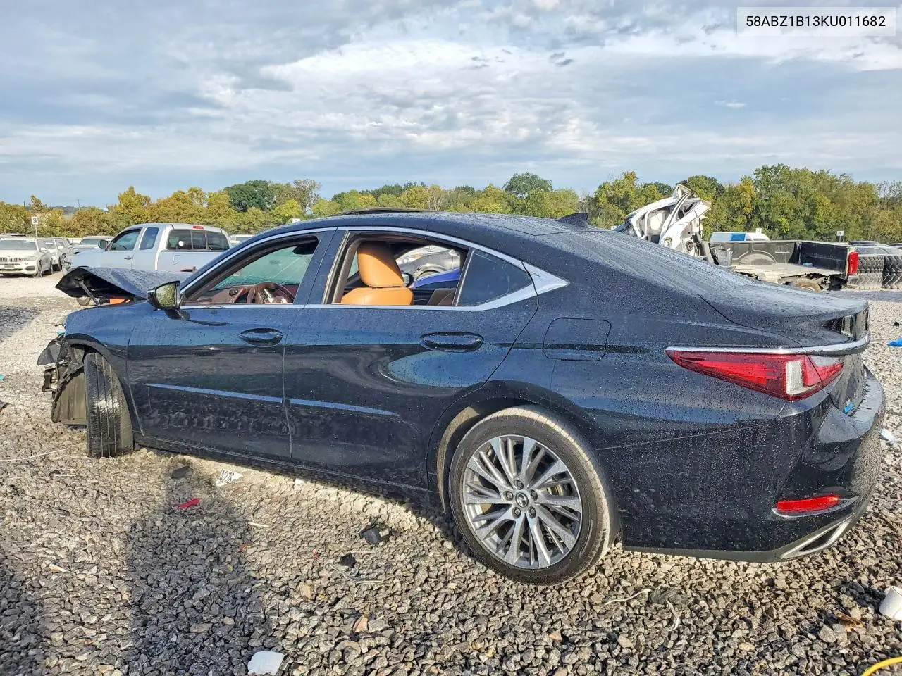 2019 LEXUS ES VIN 58ABZ1B13KU011682 — фото 2