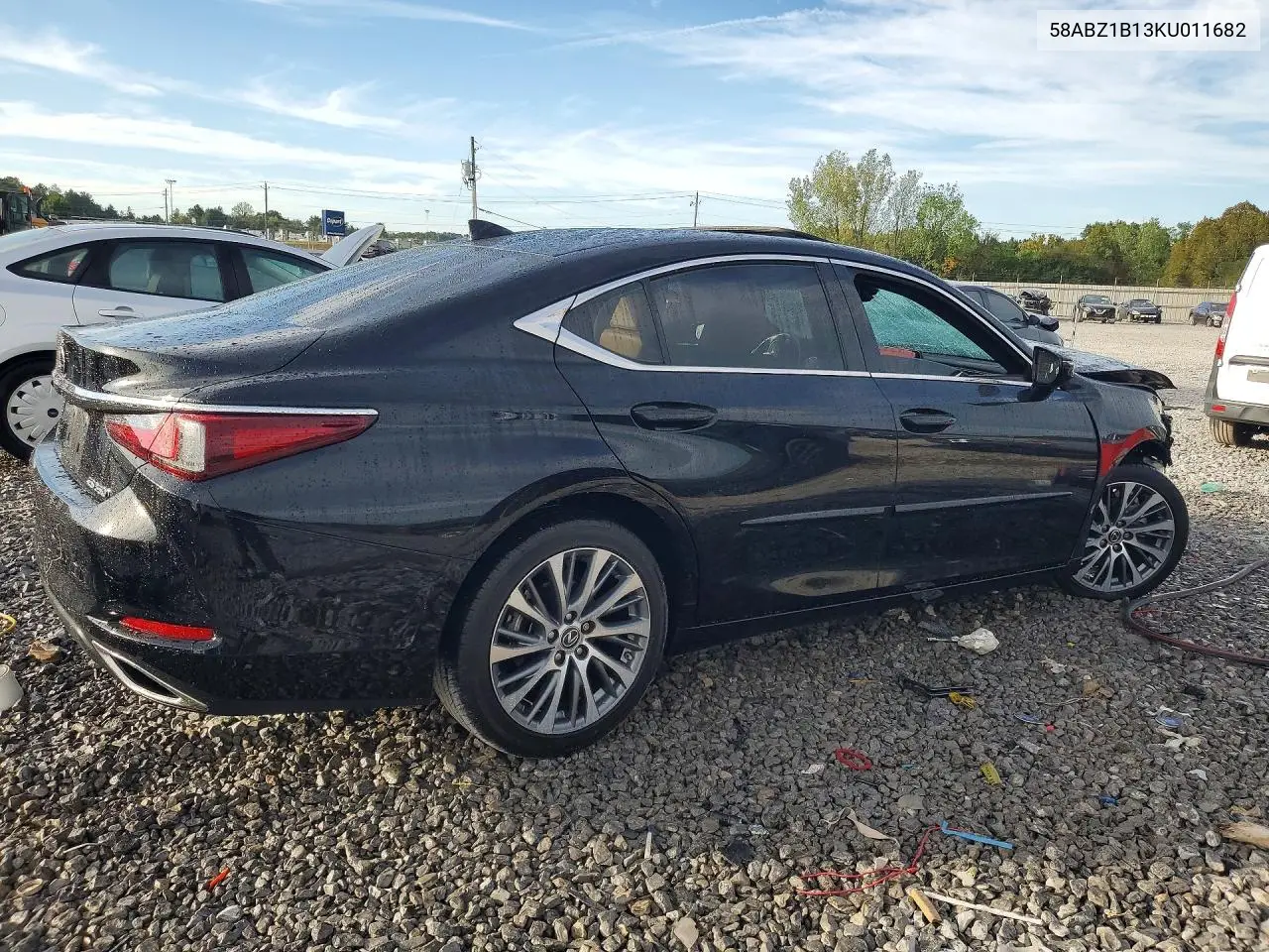 2019 LEXUS ES VIN 58ABZ1B13KU011682 — фото 3