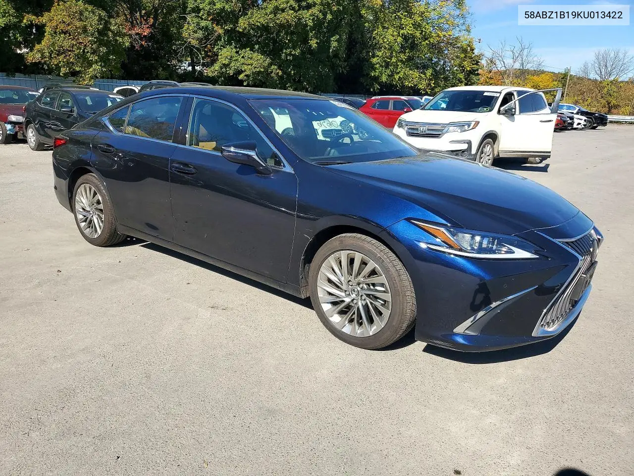 2019 LEXUS ES VIN 58ABZ1B19KU013422 — фото 4