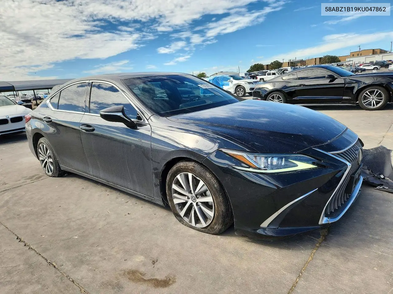 2019 LEXUS ES VIN 58ABZ1B19KU047862 — фото 4
