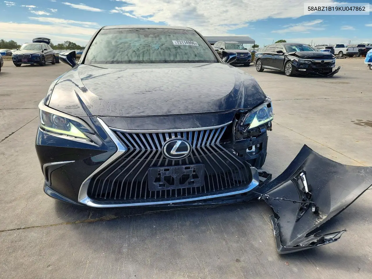 2019 LEXUS ES VIN 58ABZ1B19KU047862 — фото 5