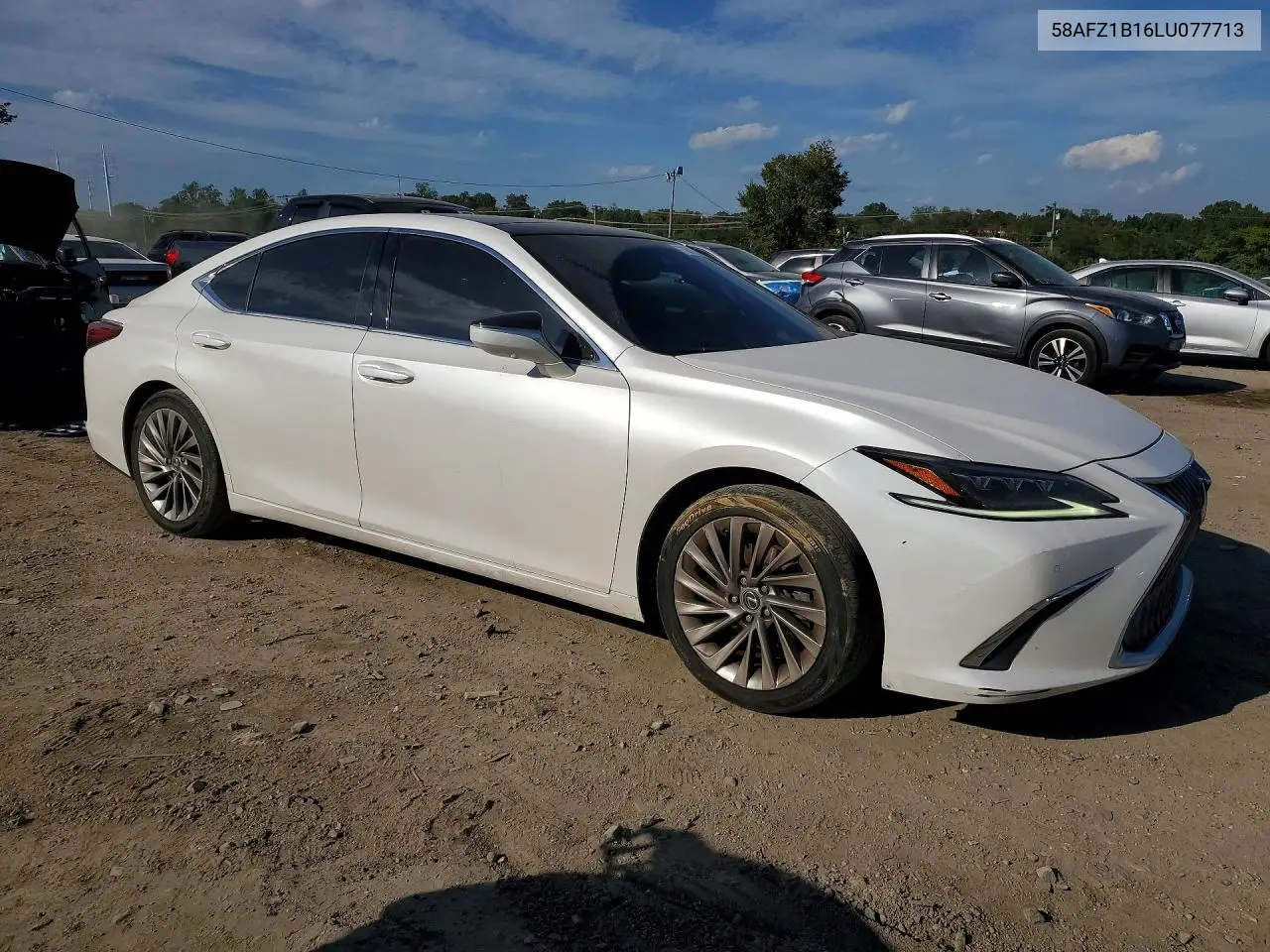 2020 LEXUS ES VIN 58AFZ1B16LU077713 — фото 4