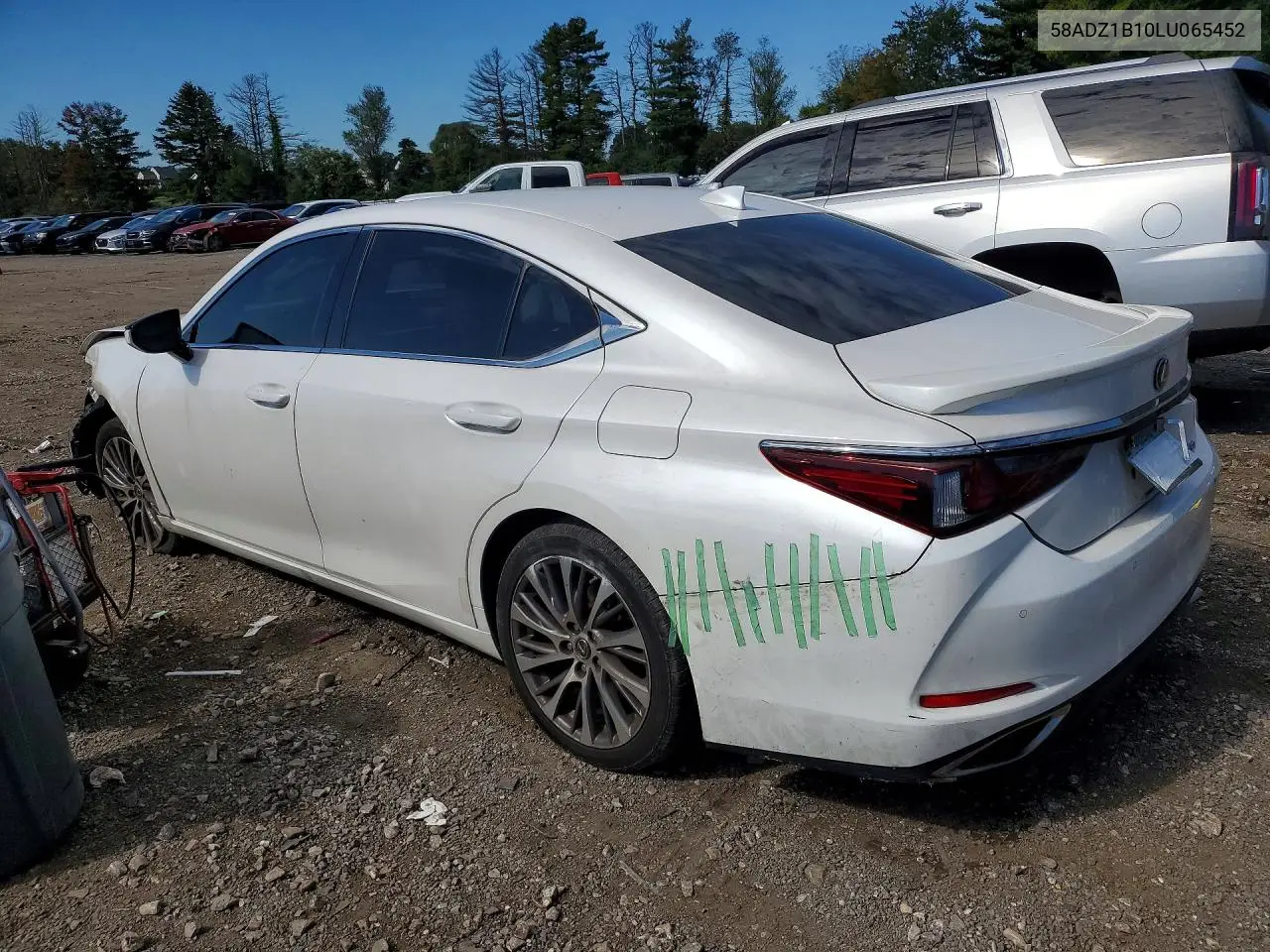 2020 LEXUS ES VIN 58ADZ1B10LU065452 — фото 2