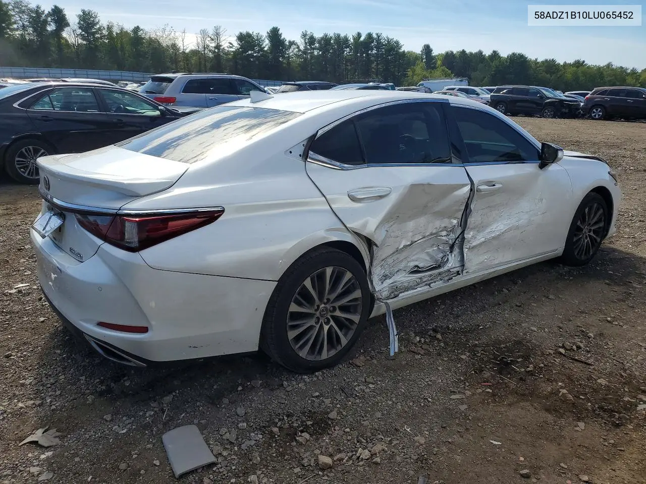2020 LEXUS ES VIN 58ADZ1B10LU065452 — фото 3