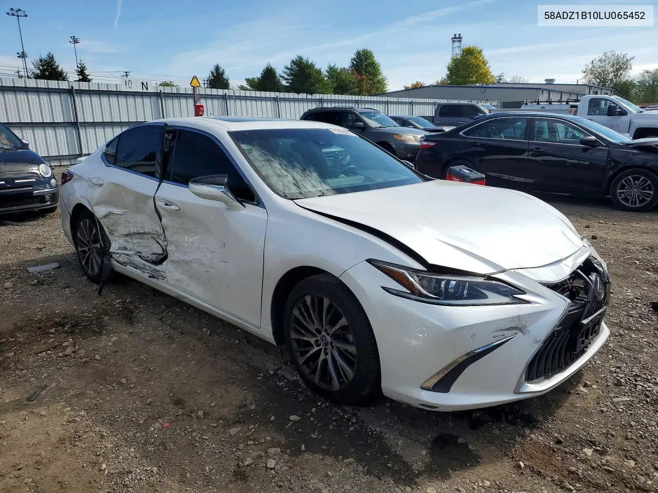 2020 LEXUS ES VIN 58ADZ1B10LU065452 — фото 4