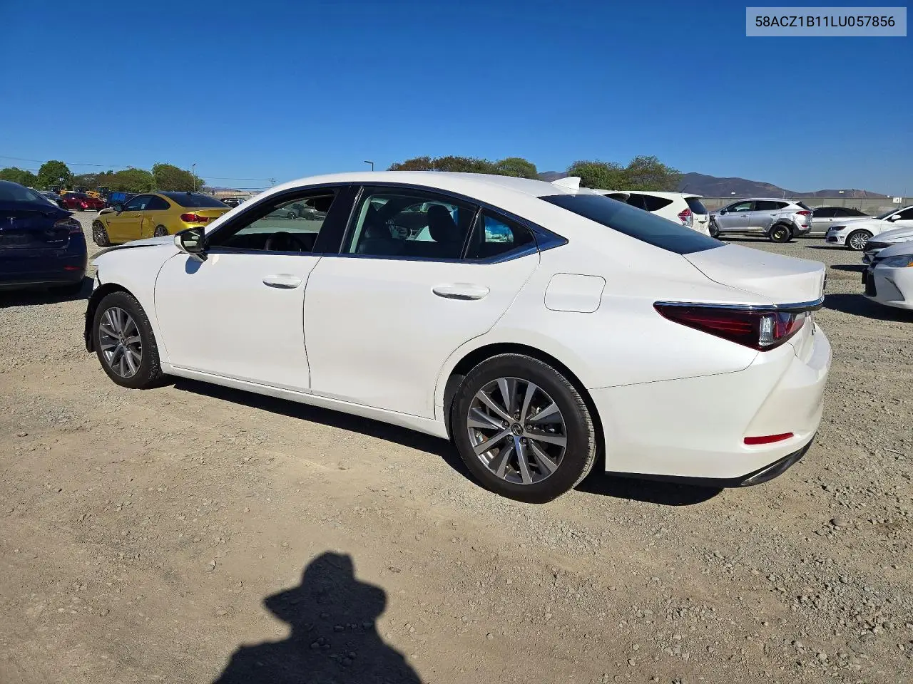 2020 LEXUS ES VIN 58ACZ1B11LU057856 — фото 2