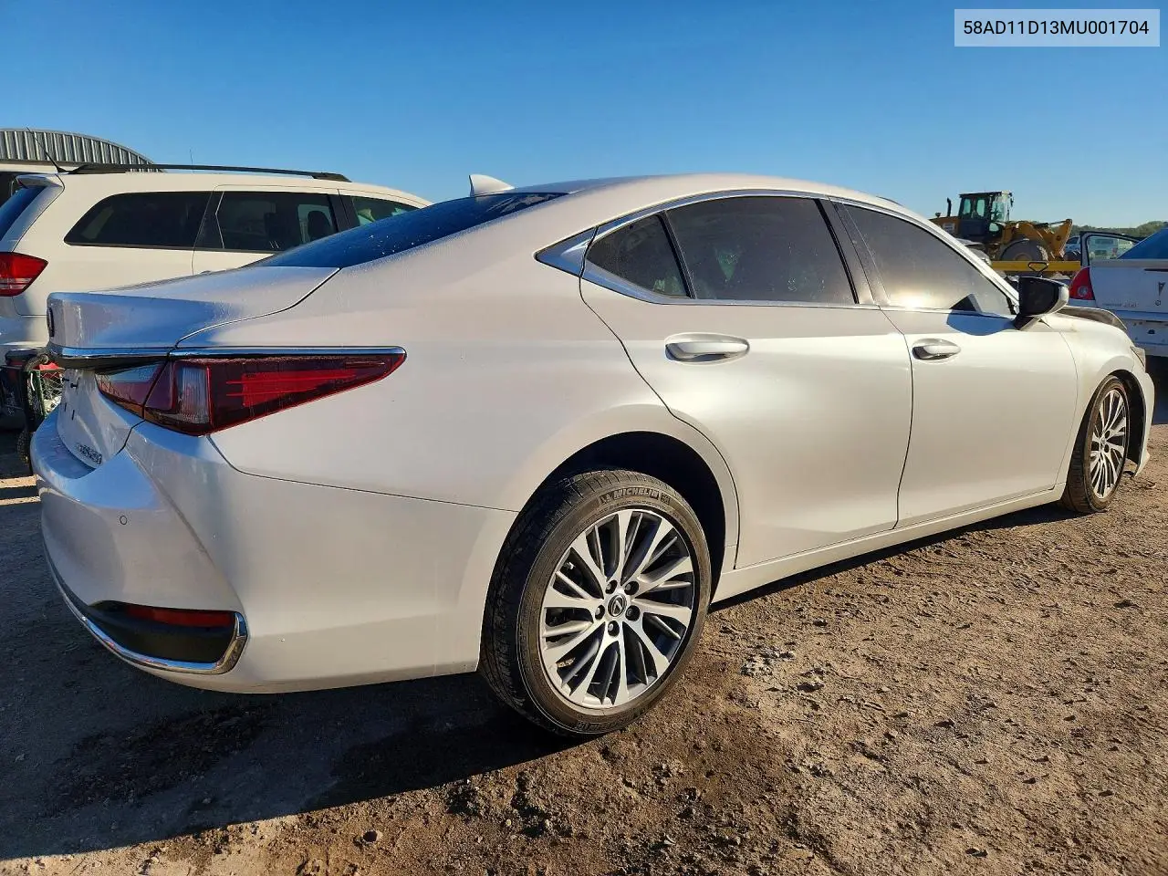 2021 LEXUS ES VIN 58AD11D13MU001704 — фото 3