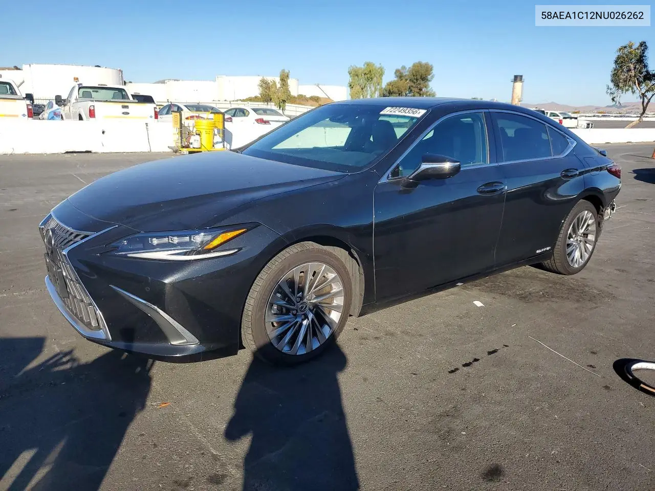LEXUS ES 2022, VIN 58AEA1C12NU026262