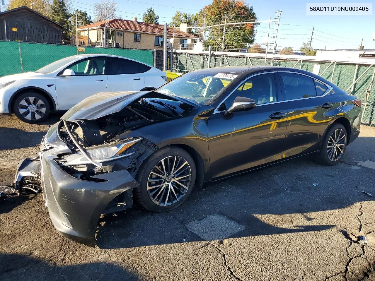 LEXUS ES 2022, VIN 58AD11D19NU009405