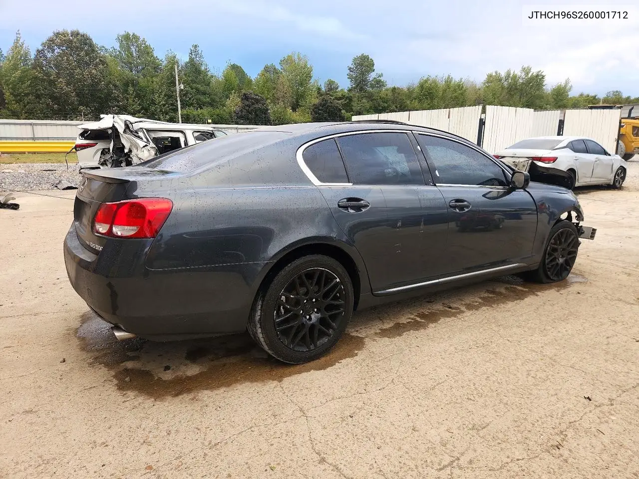 2006 LEXUS GS 300 VIN JTHCH96S260001712 — фото 3