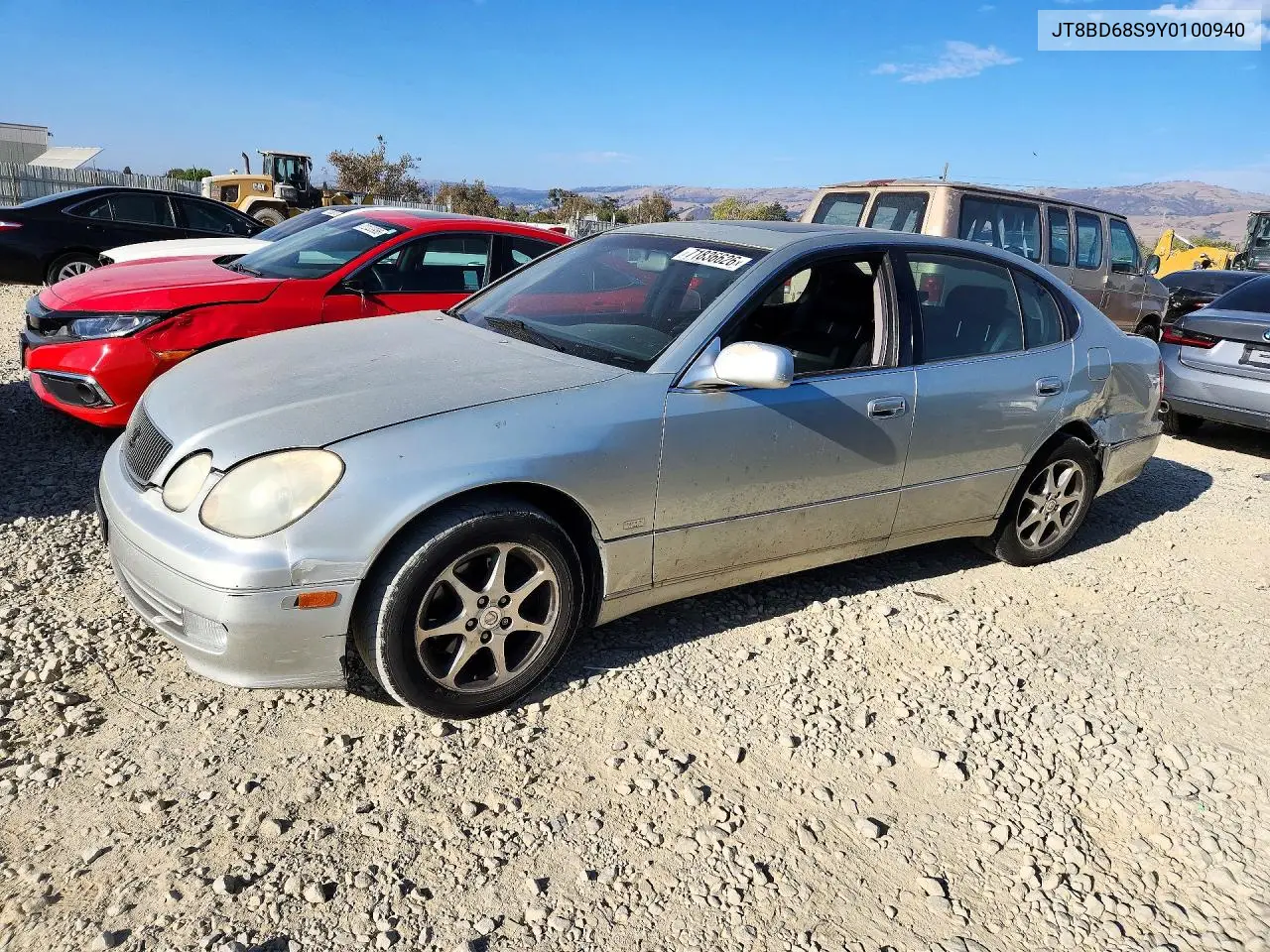 LEXUS GS 2000, VIN JT8BD68S9Y0100940