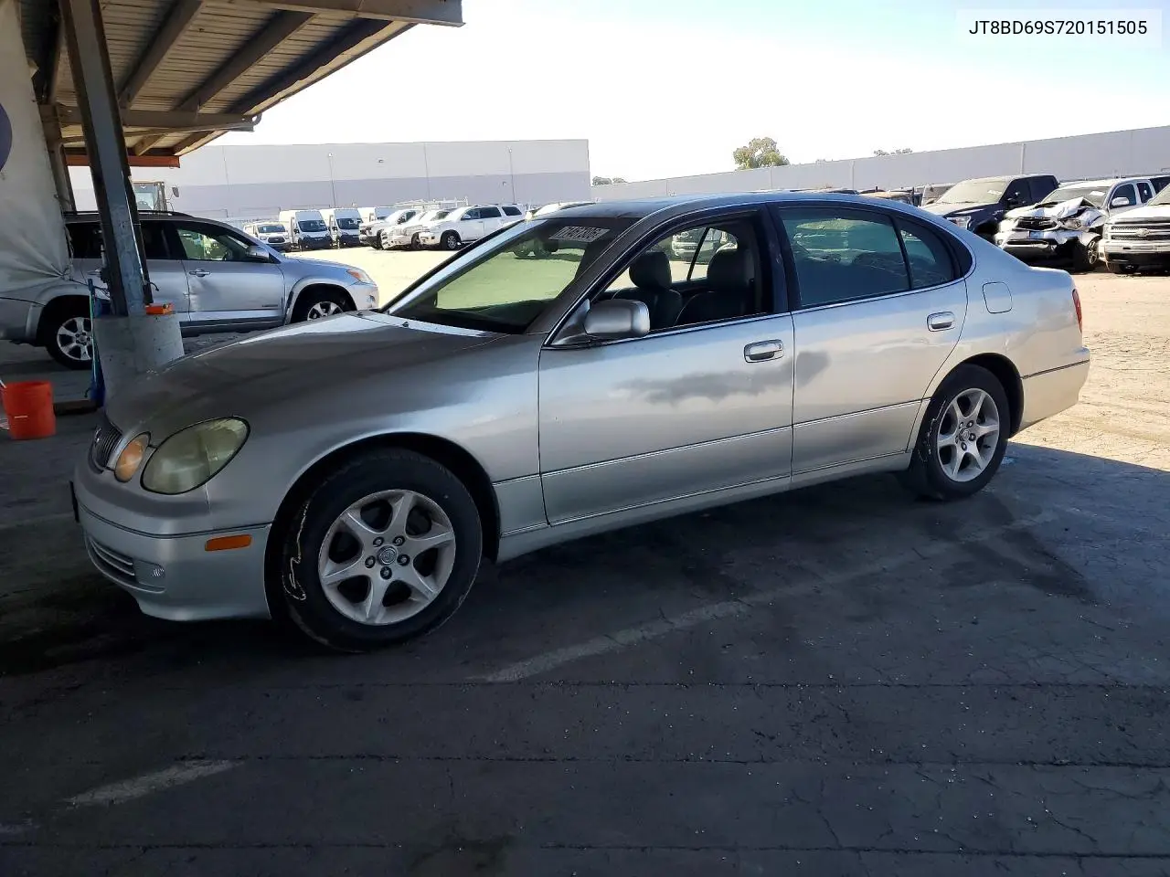LEXUS GS 2002, VIN JT8BD69S720151505