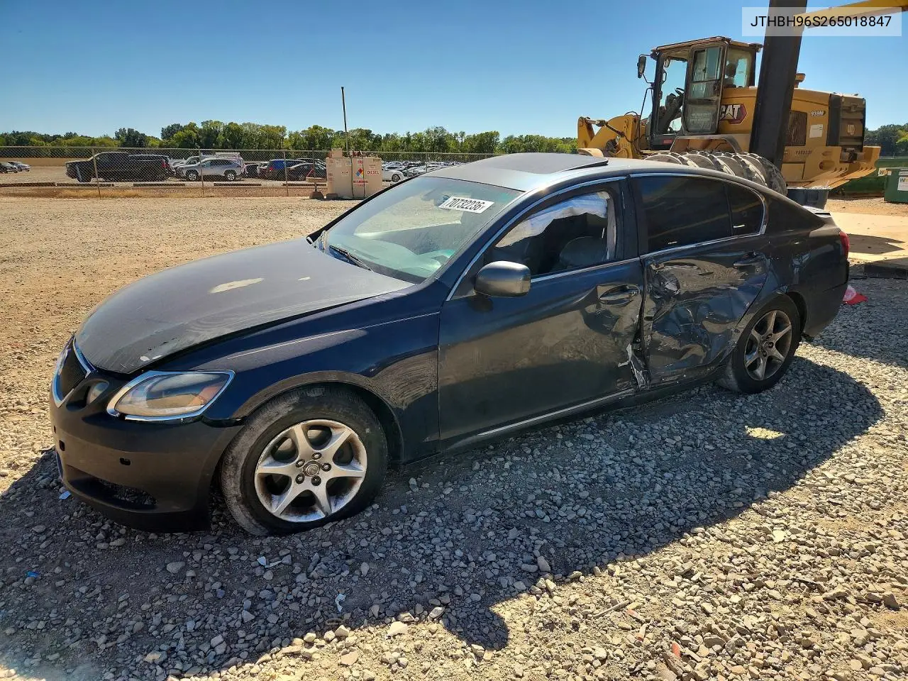 LEXUS GS 2006, VIN JTHBH96S265018847