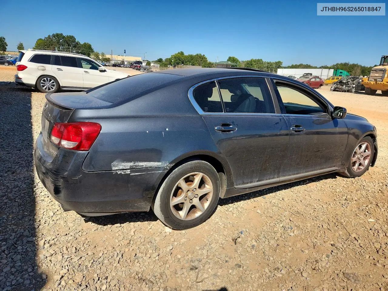 2006 LEXUS GS VIN JTHBH96S265018847 — фото 3