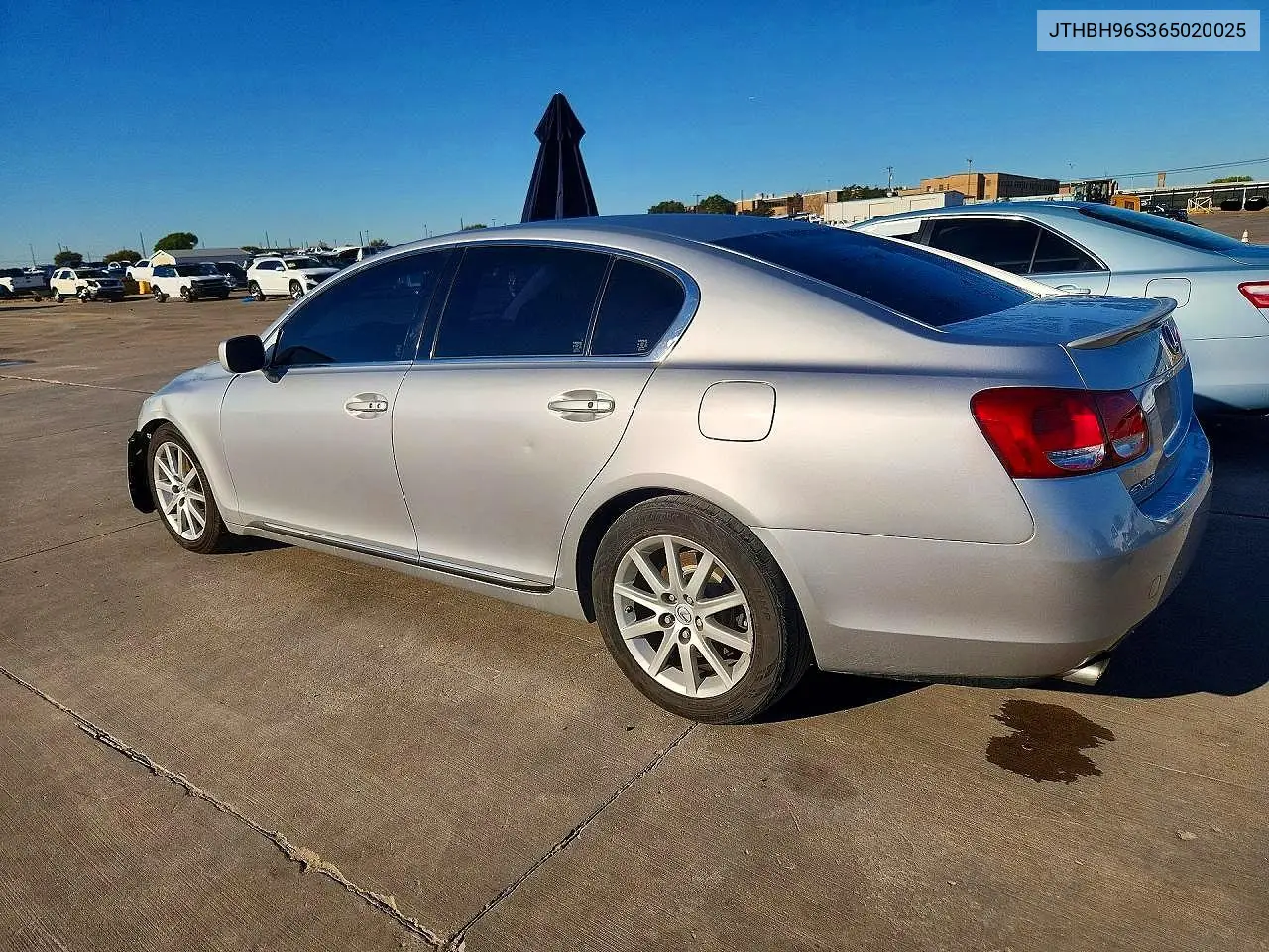 2006 LEXUS GS VIN JTHBH96S365020025 — фото 2