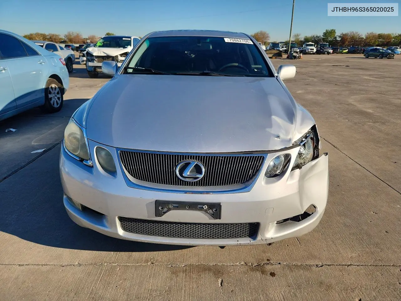 2006 LEXUS GS VIN JTHBH96S365020025 — фото 5
