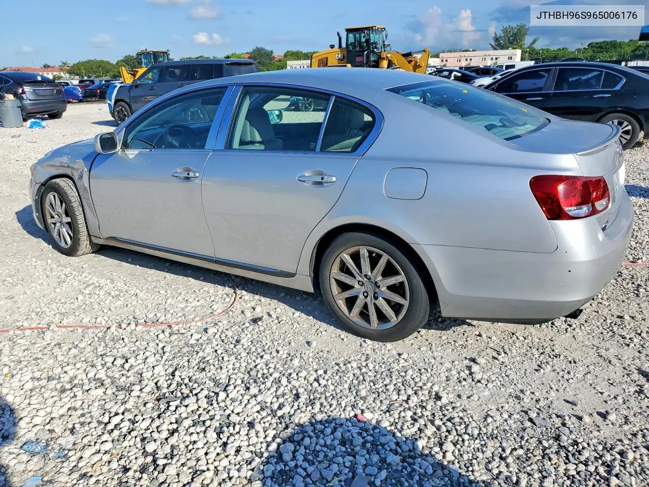 2006 LEXUS GS VIN JTHBH96S965006176 — фото 2