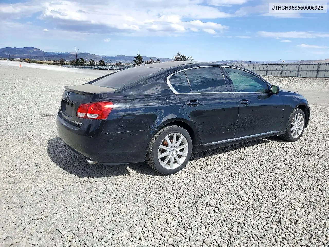 2006 LEXUS GS VIN JTHCH96S660006928 — фото 3