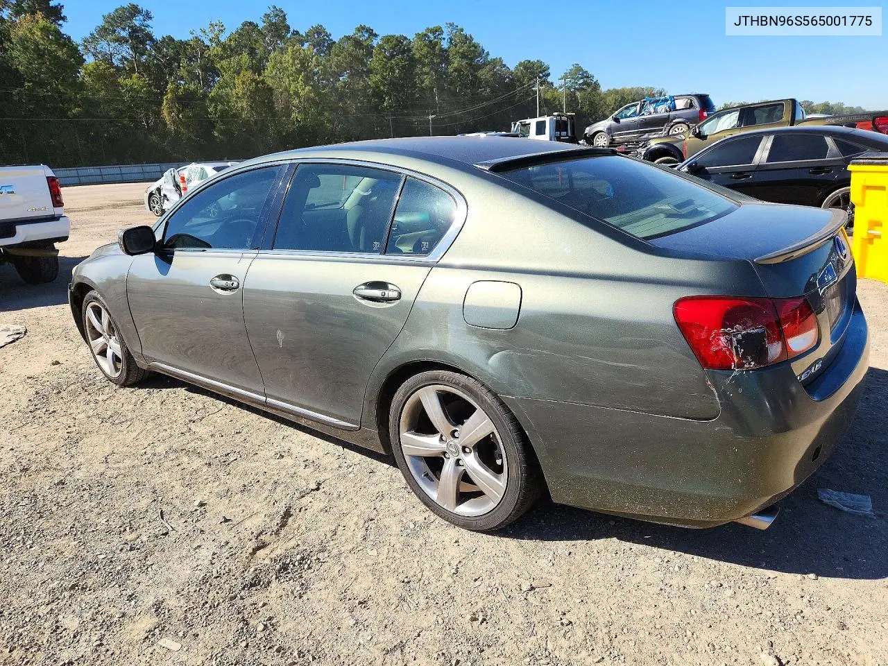 2006 LEXUS GS VIN JTHBN96S565001775 — фото 2