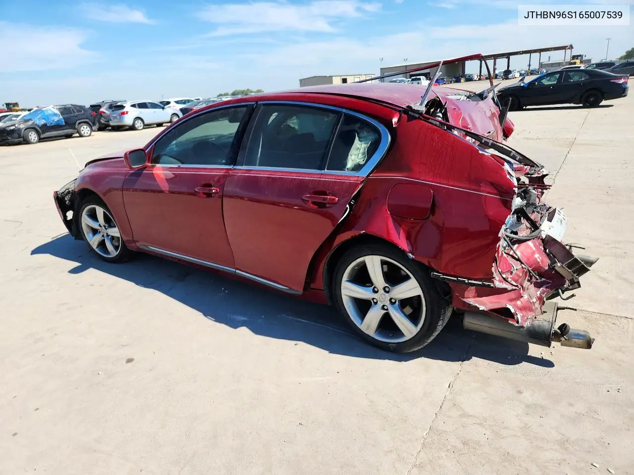 2006 LEXUS GS VIN JTHBN96S165007539 — фото 2