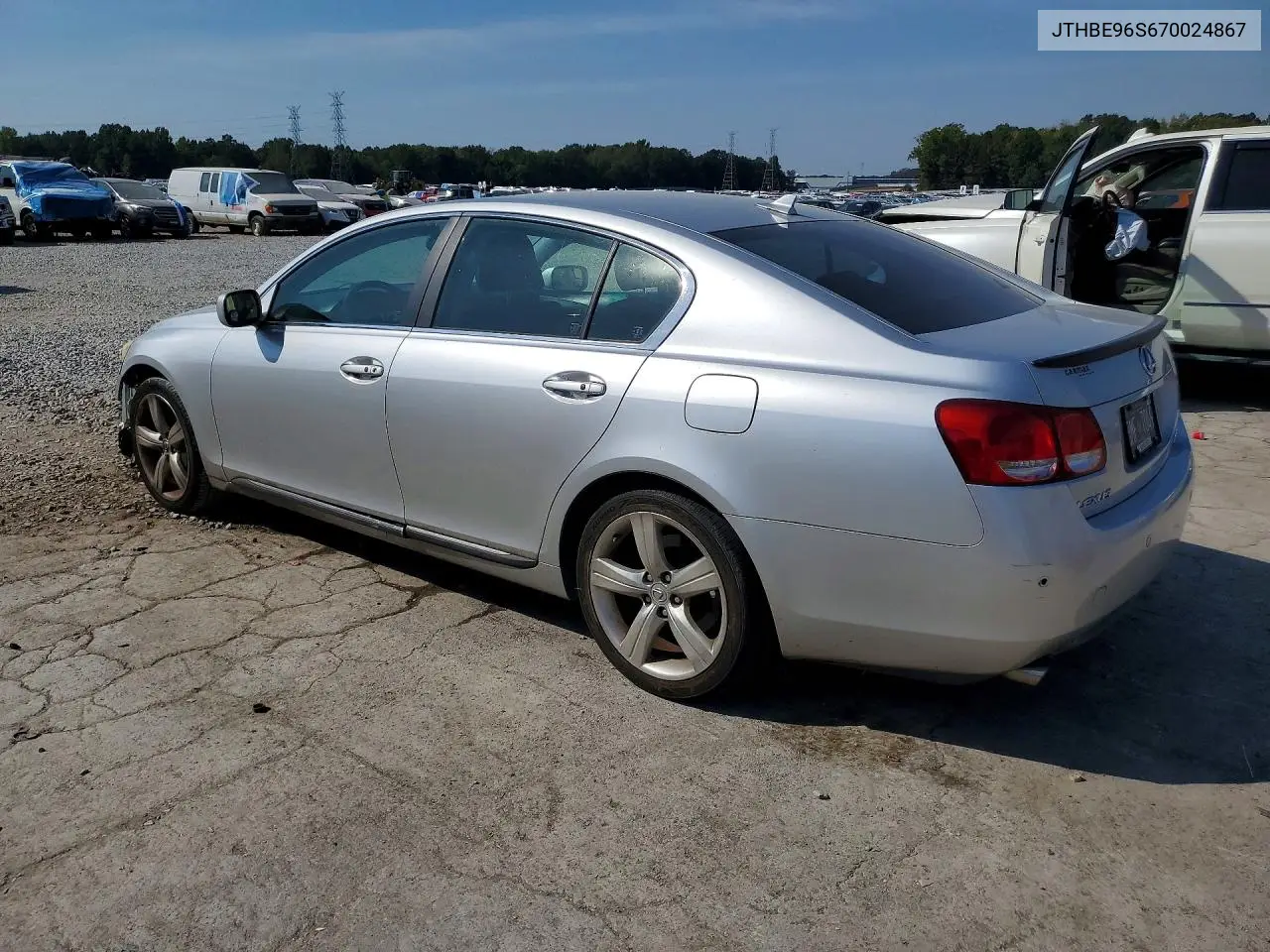 2007 LEXUS GS VIN JTHBE96S670024867 — фото 2