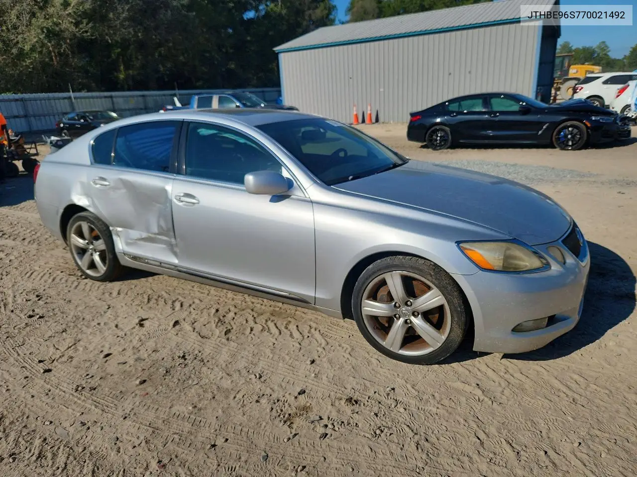 2007 LEXUS GS VIN JTHBE96S770021492 — фото 4