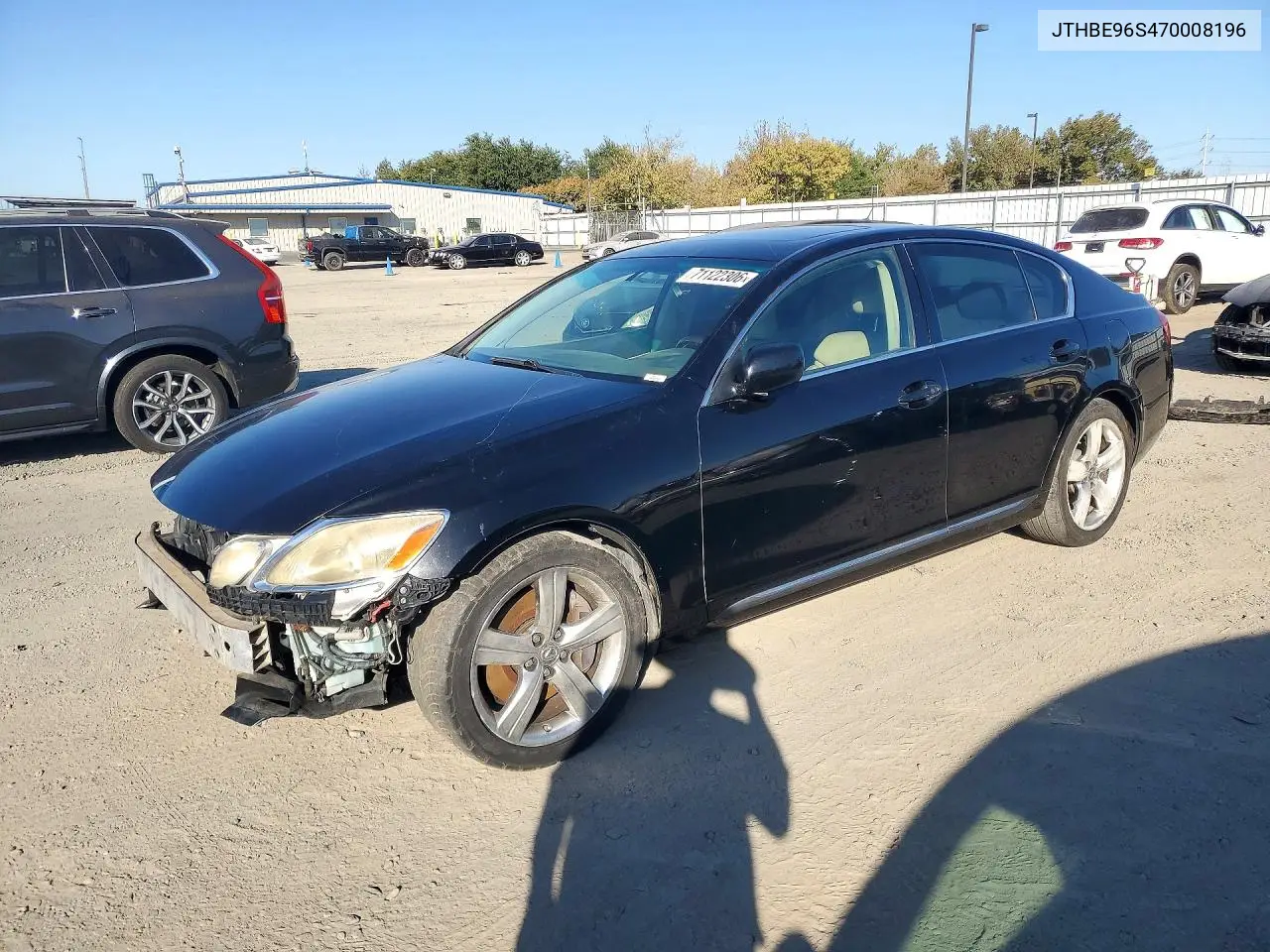 LEXUS GS 2007, VIN JTHBE96S470008196