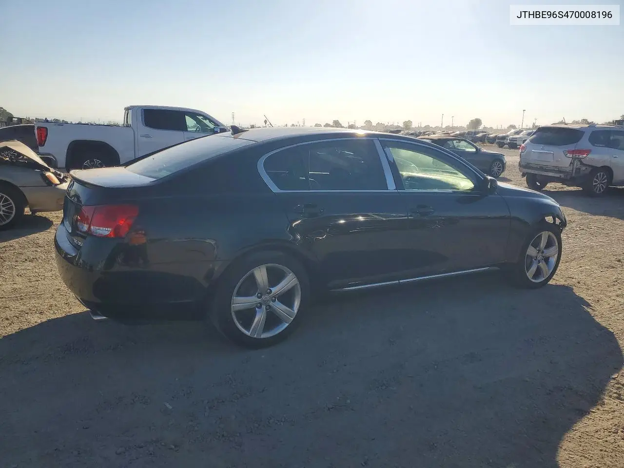 2007 LEXUS GS VIN JTHBE96S470008196 — фото 3
