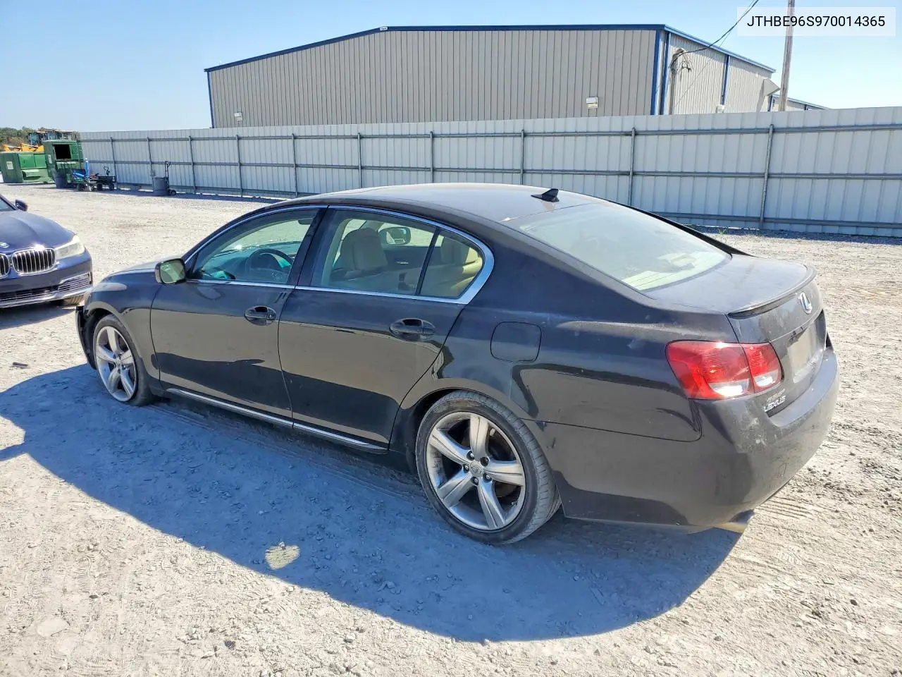 2007 LEXUS GS VIN JTHBE96S970014365 — фото 2