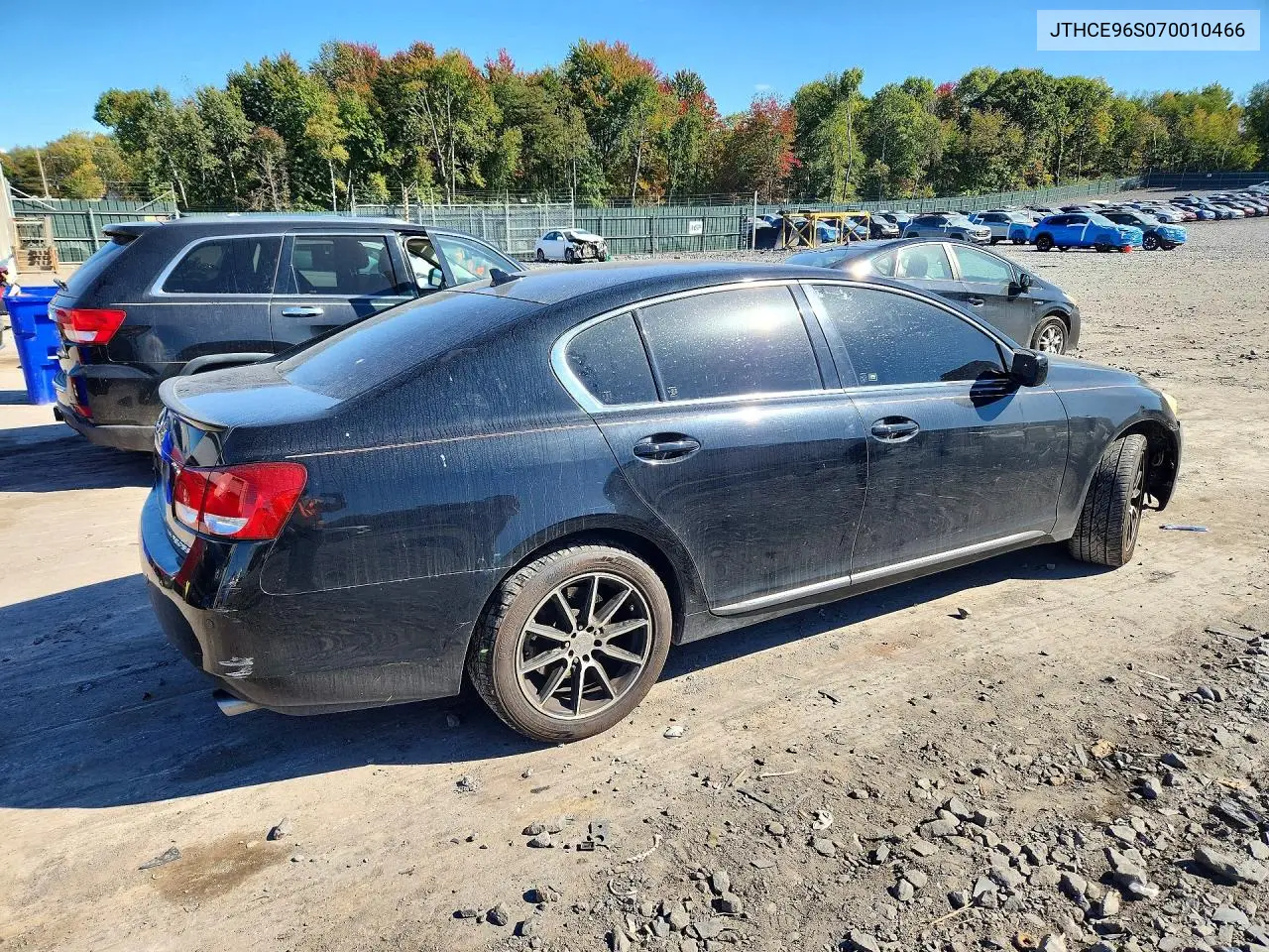 2007 LEXUS GS VIN JTHCE96S070010466 — фото 3