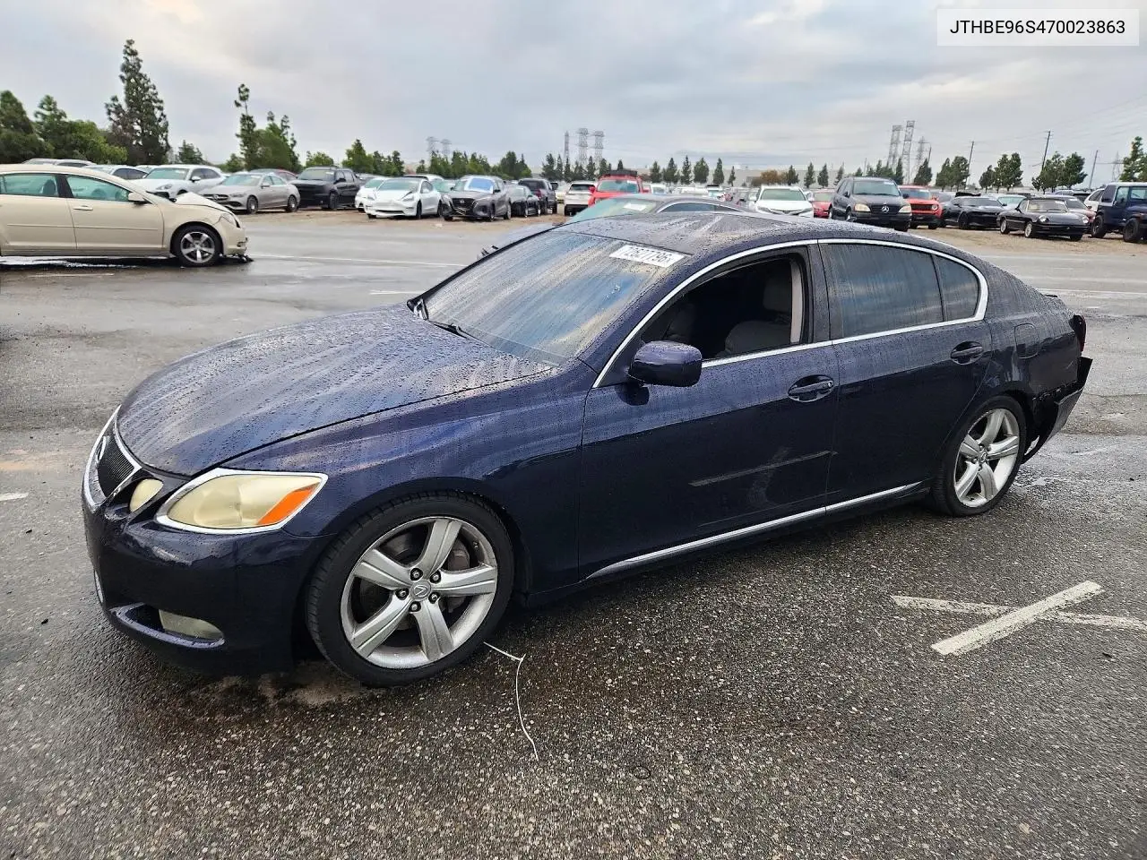 LEXUS GS 2007, VIN JTHBE96S470023863