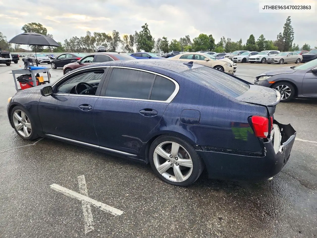 2007 LEXUS GS VIN JTHBE96S470023863 — фото 2