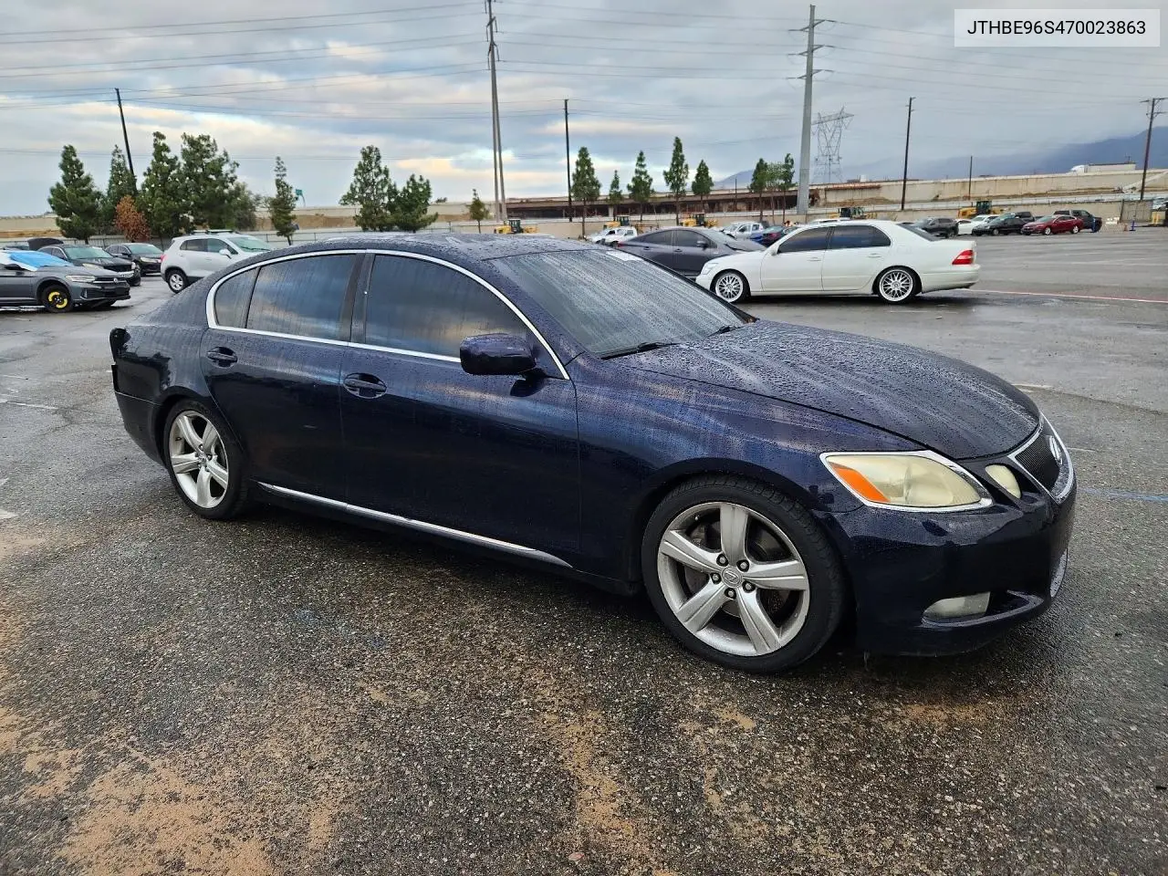 2007 LEXUS GS VIN JTHBE96S470023863 — фото 4