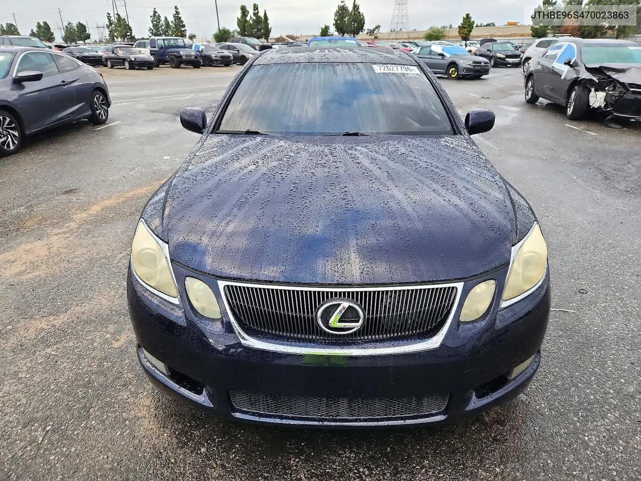 2007 LEXUS GS VIN JTHBE96S470023863 — фото 5